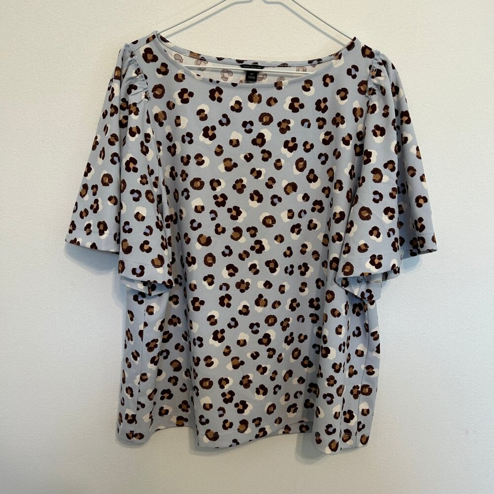 Ann Taylor Animal Print Blouse